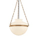 Troy Lighting Canada - One Light Pendant - Paradigm - Patina Brass- Union Lighting Luminaires Decor