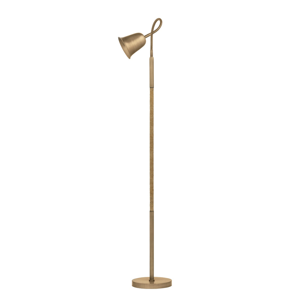 Troy Lighting Canada - One Light Floor Lamp - Wharf - Patina Brass- Union Lighting Luminaires Decor