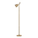 Troy Lighting Canada - One Light Floor Lamp - Wharf - Patina Brass- Union Lighting Luminaires Decor