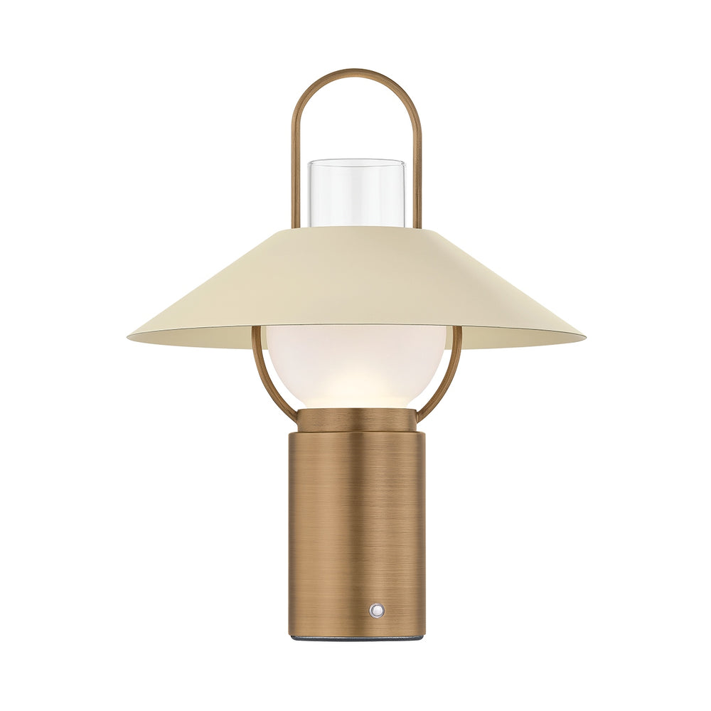 Troy Lighting Canada - LED Table Lamp - Kindle - Patina Brass- Union Lighting Luminaires Decor