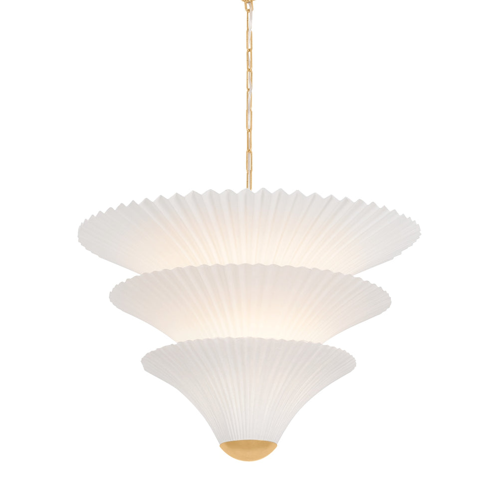 Corbett Lighting Canada - Two Light Chandelier - Belluno - Vintage Gold Leaf- Union Lighting Luminaires Decor