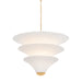 Corbett Lighting Canada - Two Light Chandelier - Belluno - Vintage Gold Leaf- Union Lighting Luminaires Decor
