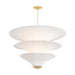 Corbett Lighting Canada - Three Light Chandelier - Belluno - Vintage Gold Leaf- Union Lighting Luminaires Decor