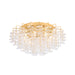 Corbett Lighting Canada - Eight Light Semi Flush Mount - Alsace - Vintage Gold Leaf- Union Lighting Luminaires Decor