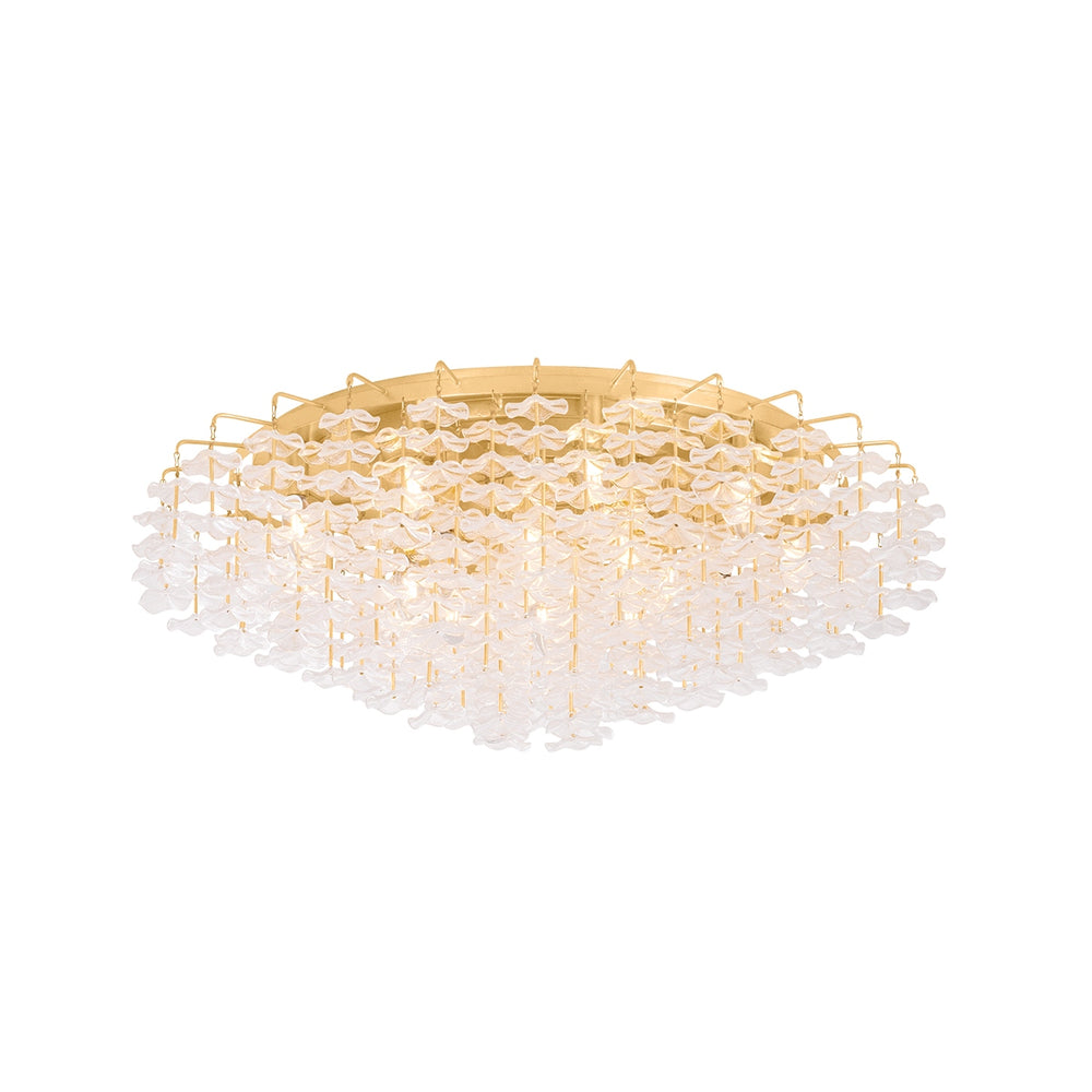 Corbett Lighting Canada - 17 Light Semi Flush Mount - Alsace - Vintage Gold Leaf- Union Lighting Luminaires Decor