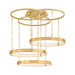 Corbett Lighting Canada - LED Chandelier - Chiasso - Vintage Polished Brass- Union Lighting Luminaires Decor