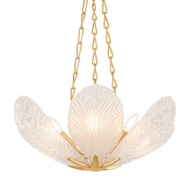 Corbett Lighting Canada - Six Light Chandelier - Galena - Vintage Gold Leaf- Union Lighting Luminaires Decor