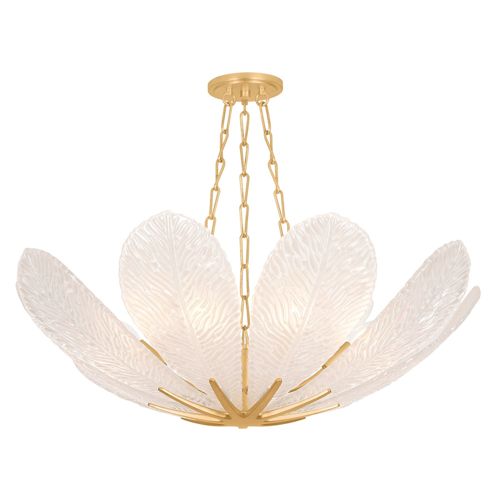 Corbett Lighting Canada - Nine Light Chandelier - Galena - Vintage Gold Leaf- Union Lighting Luminaires Decor