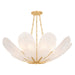 Corbett Lighting Canada - Nine Light Chandelier - Galena - Vintage Gold Leaf- Union Lighting Luminaires Decor