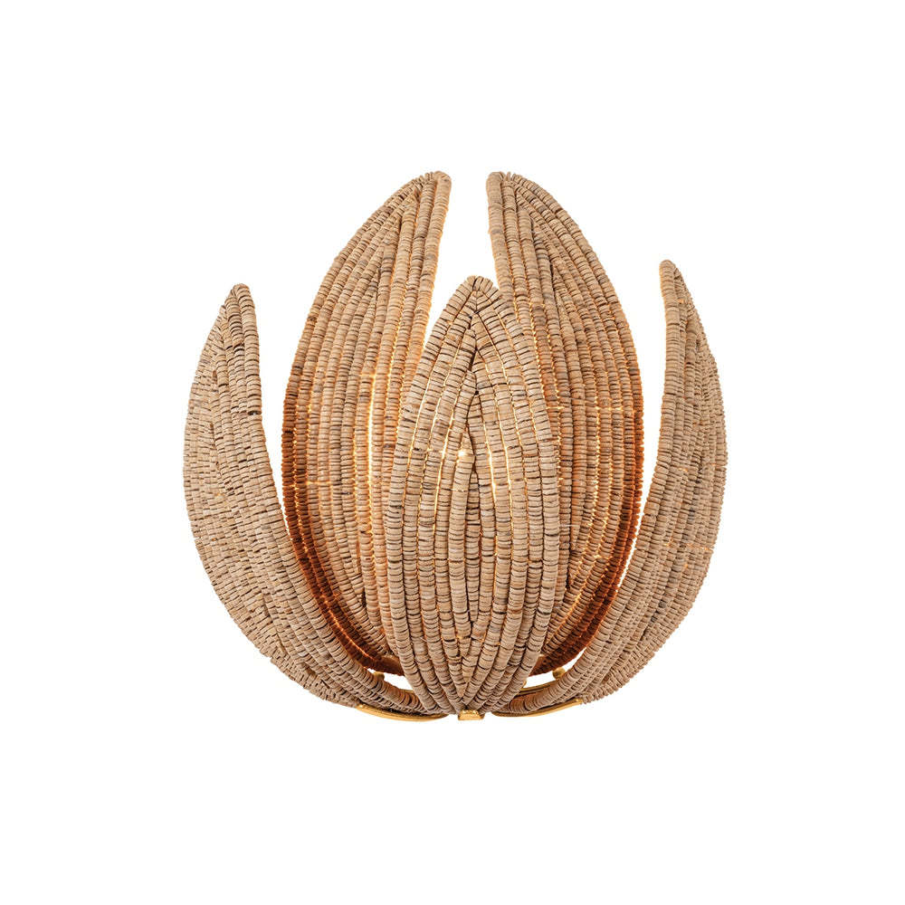 Corbett Lighting Canada - One Light Wall Sconce - Varanasi - Vintage Gold Leaf- Union Lighting Luminaires Decor