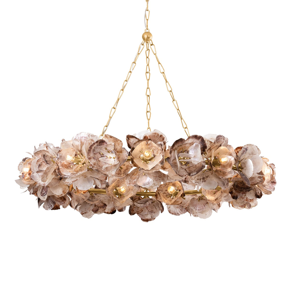 Corbett Lighting Canada - 20 Light Chandelier - Galle - Vintage Gold Leaf- Union Lighting Luminaires Decor