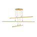 Corbett Lighting Canada - LED Chandelier - Cortina - Vintage Brass- Union Lighting Luminaires Decor