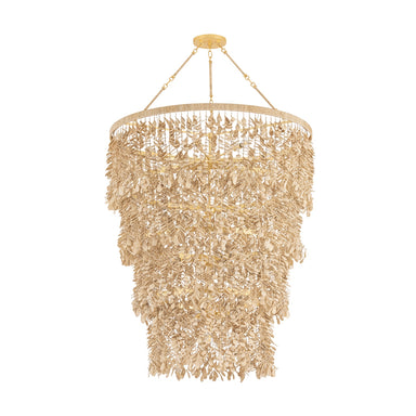 Corbett Lighting Canada - 18 Light Chandelier - Naxos - Vintage Gold Leaf- Union Lighting Luminaires Decor