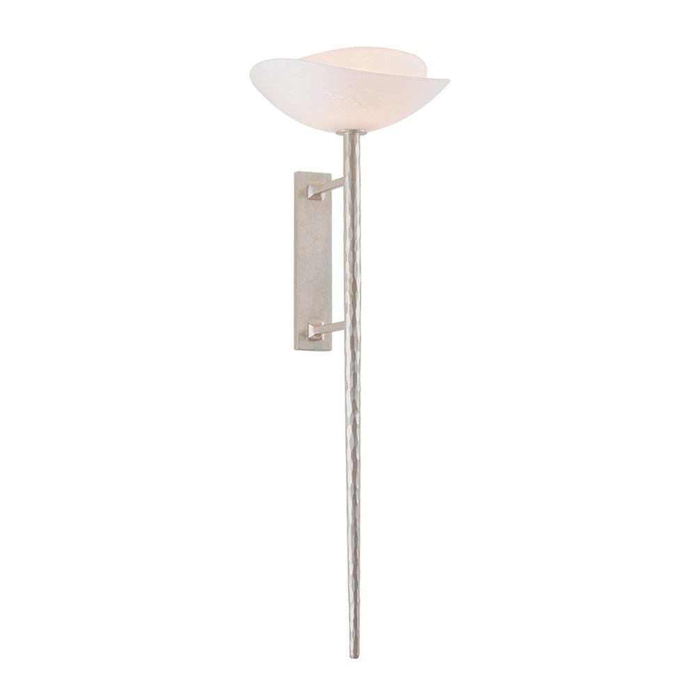 Corbett Lighting Canada - One Light Wall Sconce - Coppa - Warm Silver Leaf- Union Lighting Luminaires Decor