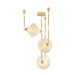 Corbett Lighting Canada - LED Chandelier - Solara - Vintage Polished Brass- Union Lighting Luminaires Decor