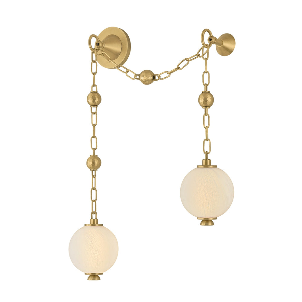 Corbett Lighting Canada - LED Wall Sconce - Corda - Vintage Brass- Union Lighting Luminaires Decor