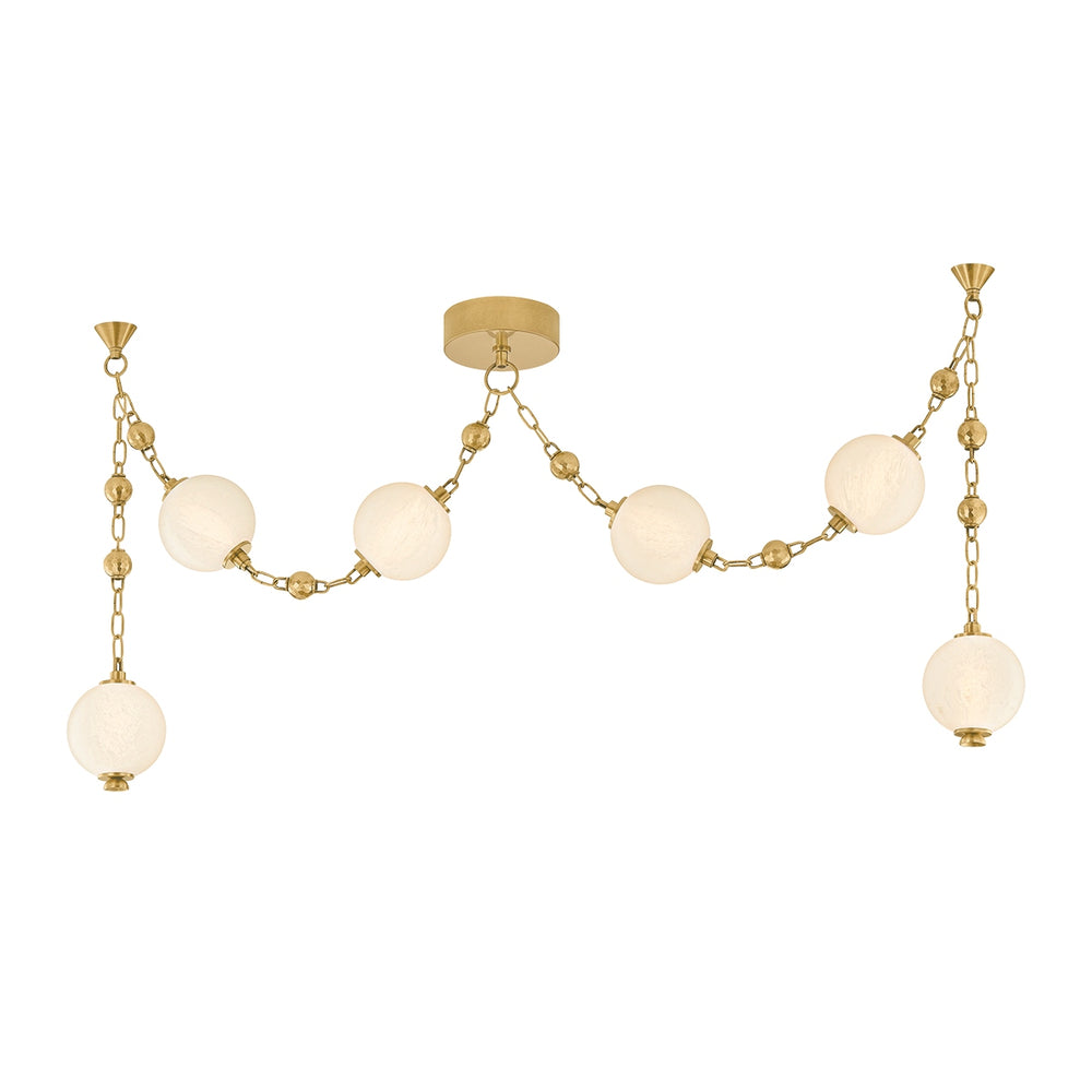 Corbett Lighting Canada - LED Linear Pendant - Corda - Vintage Brass- Union Lighting Luminaires Decor