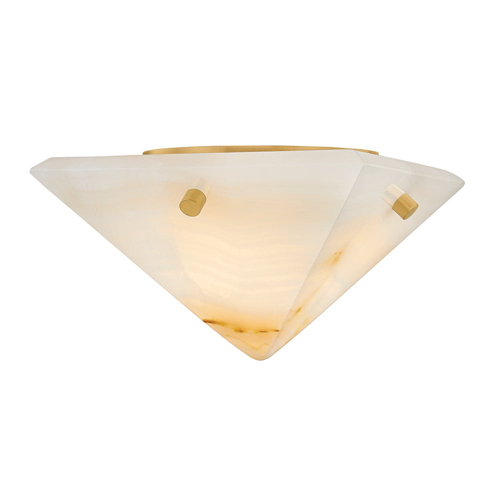 Corbett Lighting Canada - LED Flush Mount - Geo - Vintage Brass- Union Lighting Luminaires Decor