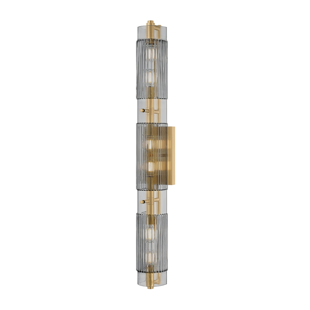 Corbett Lighting Canada - Six Light Bath - Duoro - Vintage Brass- Union Lighting Luminaires Decor