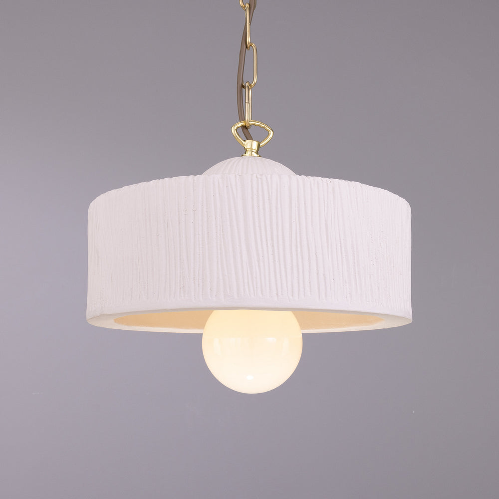 Mullan Lighting - One Light Pendant - Seville - Polished Brass- Union Lighting Luminaires Decor