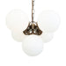 Mullan Lighting - Five Light Chandelier - Yaounde - Antique Brass- Union Lighting Luminaires Decor