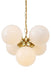 Mullan Lighting - Five Light Chandelier - Yaounde - Polished Brass- Union Lighting Luminaires Decor