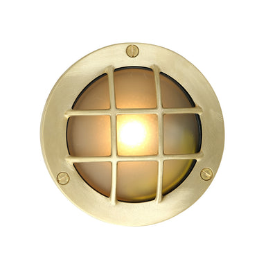 Mullan Lighting - One Light Wall Sconce - Muara - Satin Brass- Union Lighting Luminaires Decor