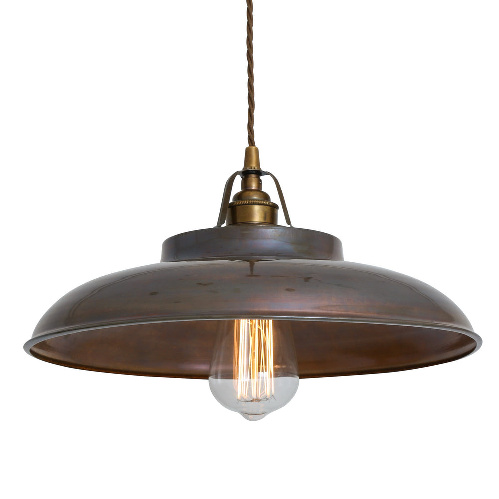 Mullan Lighting - One Light Pendant - Telal - Antique Brass- Union Lighting Luminaires Decor