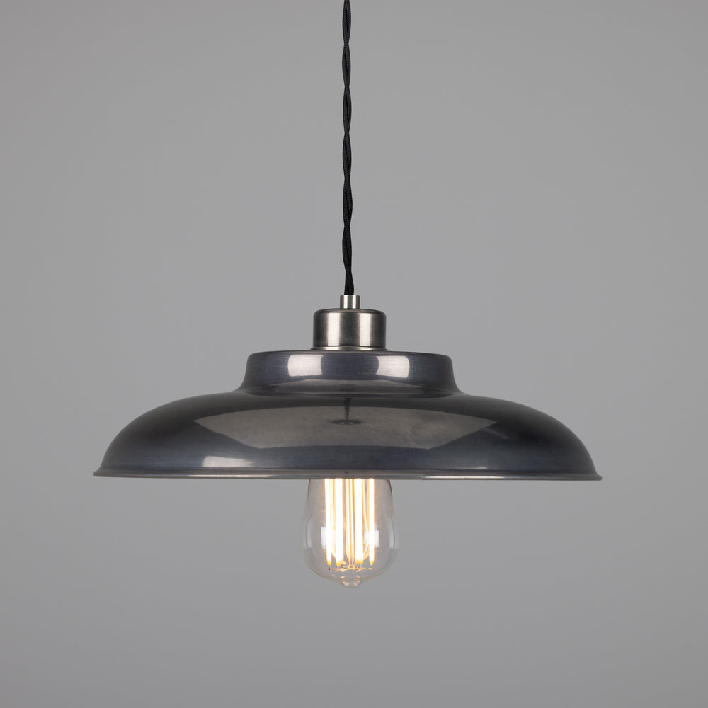 Mullan Lighting - One Light Pendant - Telal - Antique Silver- Union Lighting Luminaires Decor