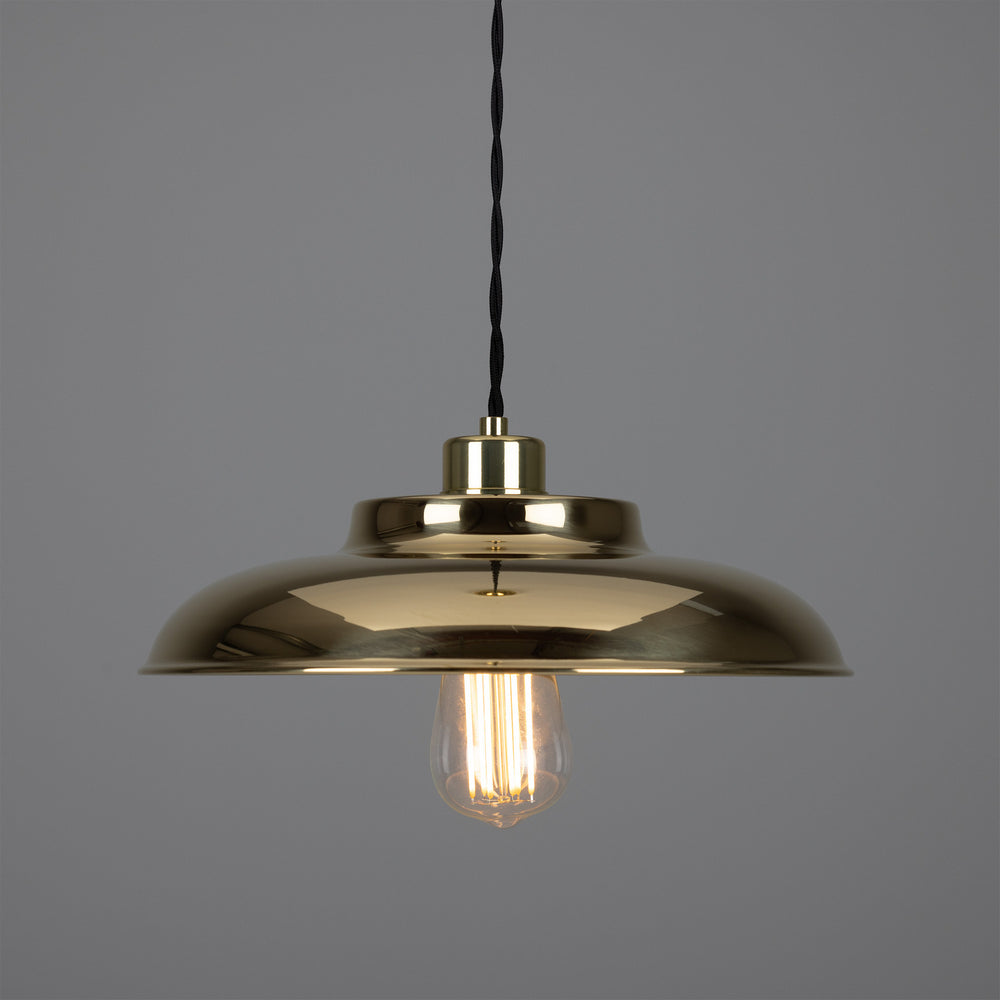 Mullan Lighting - One Light Pendant - Telal - Polished Brass- Union Lighting Luminaires Decor