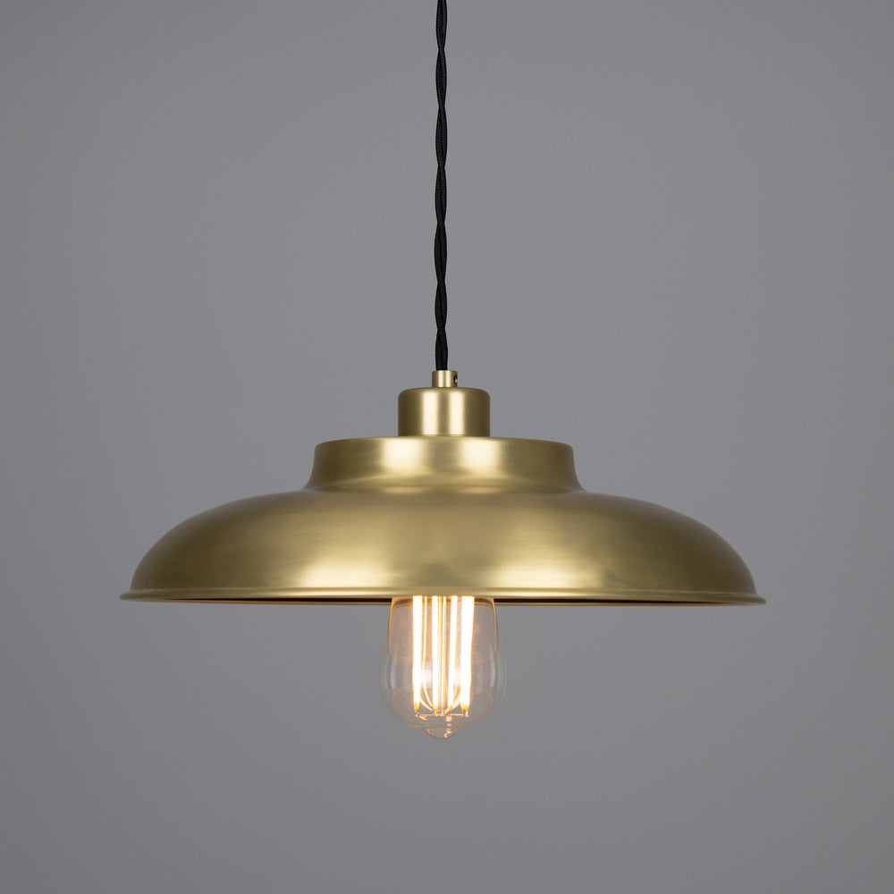 Mullan Lighting - One Light Pendant - Telal - Satin Brass- Union Lighting Luminaires Decor