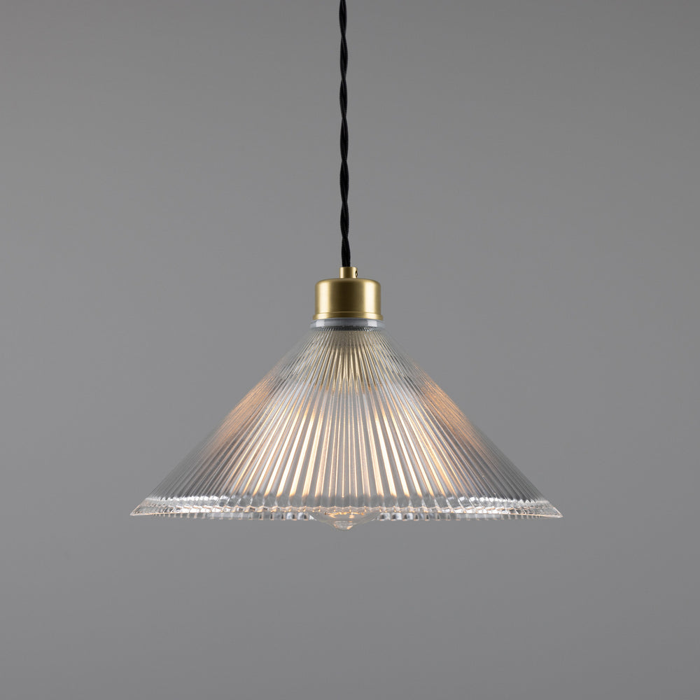 Mullan Lighting - One Light Pendant - Rebell - Satin Brass- Union Lighting Luminaires Decor