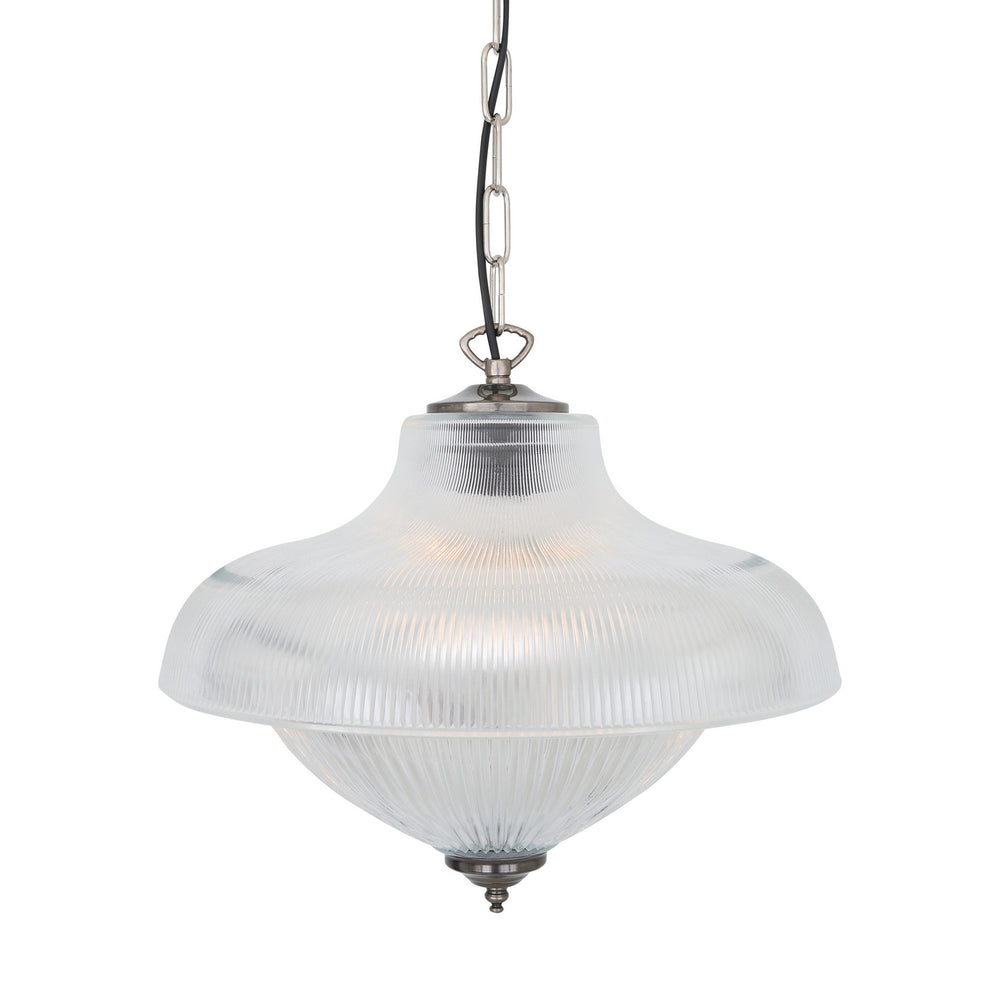 Mullan Lighting - One Light Pendant - Essence - Antique Silver- Union Lighting Luminaires Decor