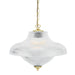 Mullan Lighting - One Light Pendant - Essence - Polished Brass- Union Lighting Luminaires Decor