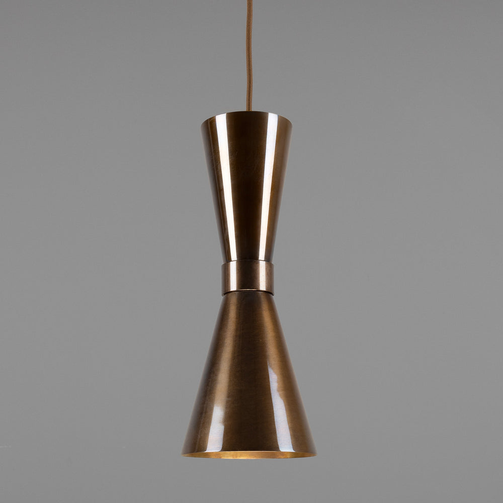 Mullan Lighting - One Light Pendant - Amias - Antique Brass- Union Lighting Luminaires Decor
