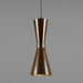 Mullan Lighting - One Light Pendant - Amias - Antique Brass- Union Lighting Luminaires Decor