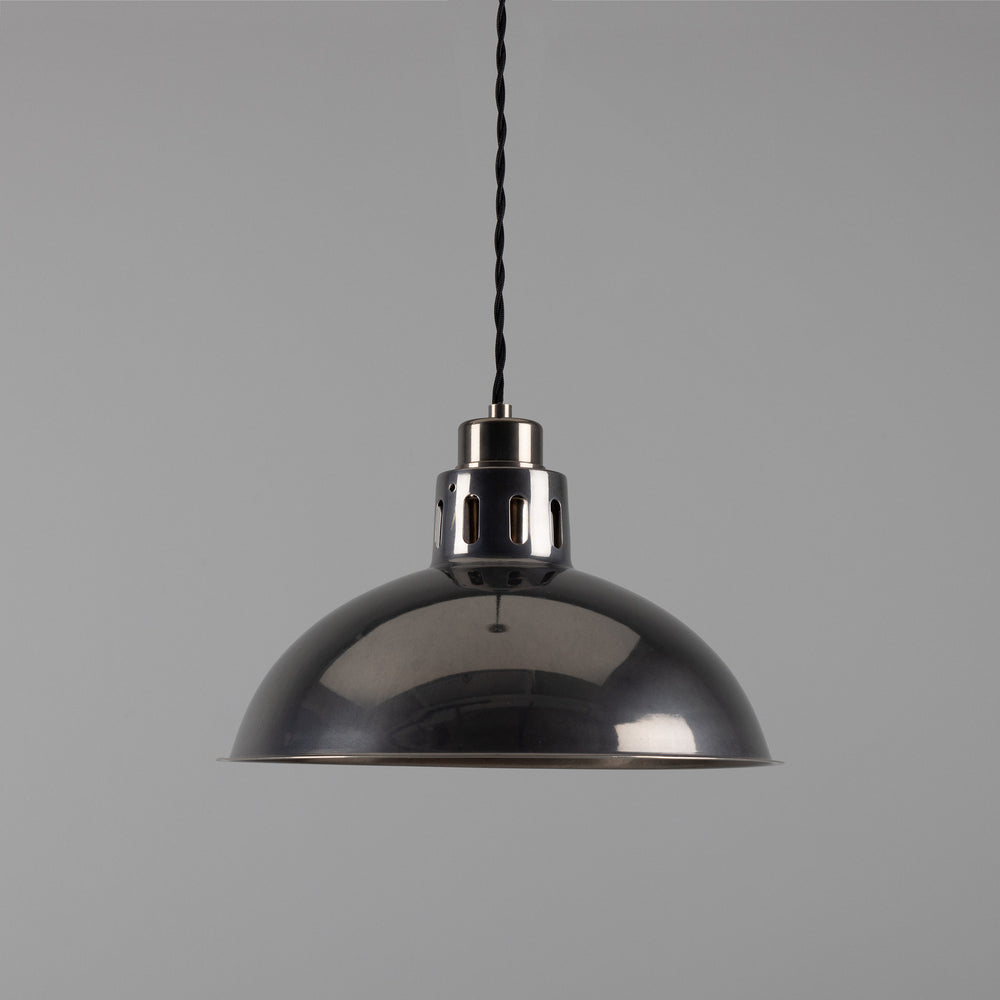 Mullan Lighting - One Light Pendant - Paris - Antique Silver- Union Lighting Luminaires Decor