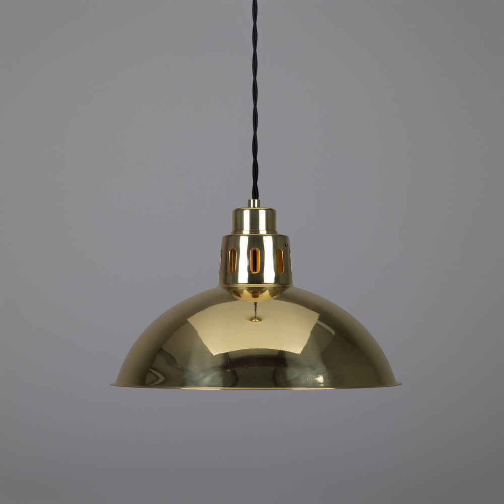 Mullan Lighting - One Light Pendant - Paris - Polished Brass- Union Lighting Luminaires Decor