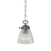 Mullan Lighting - One Light Pendant - Gadar - Antique Silver- Union Lighting Luminaires Decor