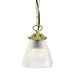 Mullan Lighting - One Light Pendant - Gadar - Polished Brass- Union Lighting Luminaires Decor