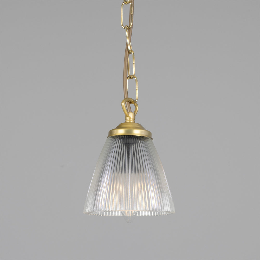 Mullan Lighting - One Light Pendant - Gadar - Satin Brass- Union Lighting Luminaires Decor