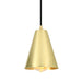 Mullan Lighting - One Light Pendant - Moya - Polished Brass- Union Lighting Luminaires Decor