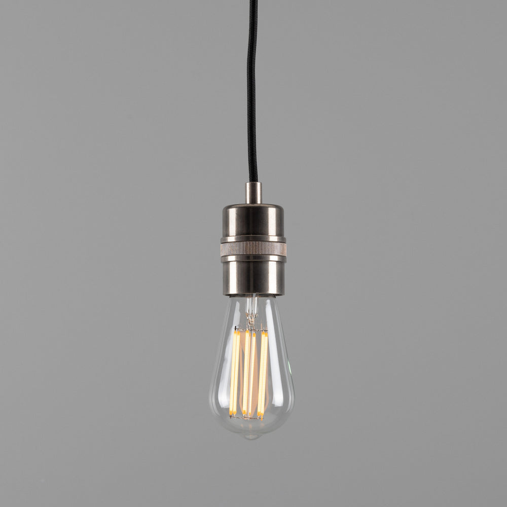 Mullan Lighting - One Light Pendant - Devon - Antique Silver- Union Lighting Luminaires Decor
