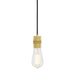 Mullan Lighting - One Light Pendant - Devon - Polished Brass- Union Lighting Luminaires Decor