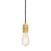 Mullan Lighting - One Light Pendant - Devon - Satin Brass- Union Lighting Luminaires Decor