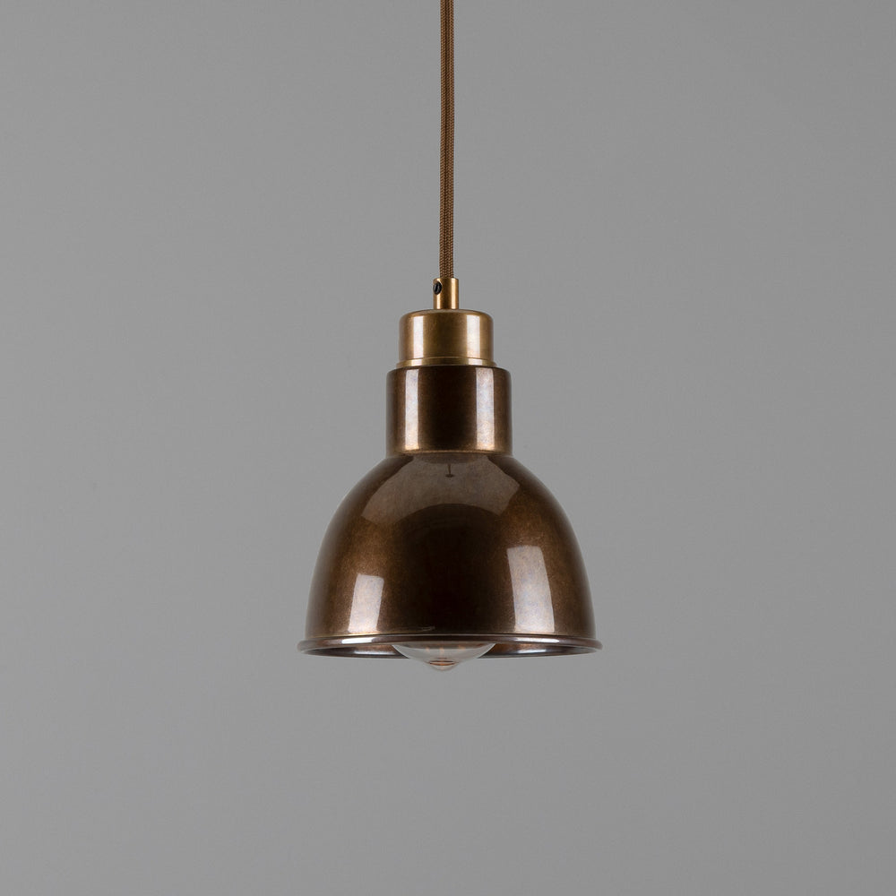 Mullan Lighting - One Light Pendant - Baku - Antique Brass- Union Lighting Luminaires Decor