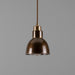 Mullan Lighting - One Light Pendant - Baku - Antique Brass- Union Lighting Luminaires Decor