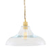 Mullan Lighting - One Light Pendant - Clifton - Satin Brass- Union Lighting Luminaires Decor