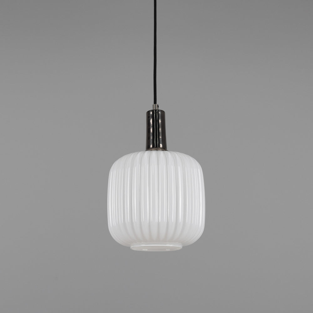 Mullan Lighting - One Light Pendant - Nahla - Antique Silver- Union Lighting Luminaires Decor