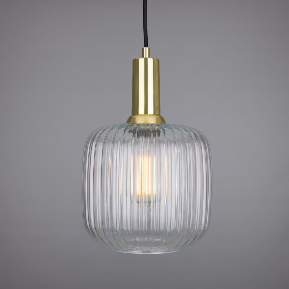 Mullan Lighting - One Light Pendant - Nahla - Polished Brass- Union Lighting Luminaires Decor